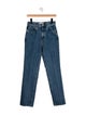 SLVRLAKE Mid-Rise Straight Leg Jeans