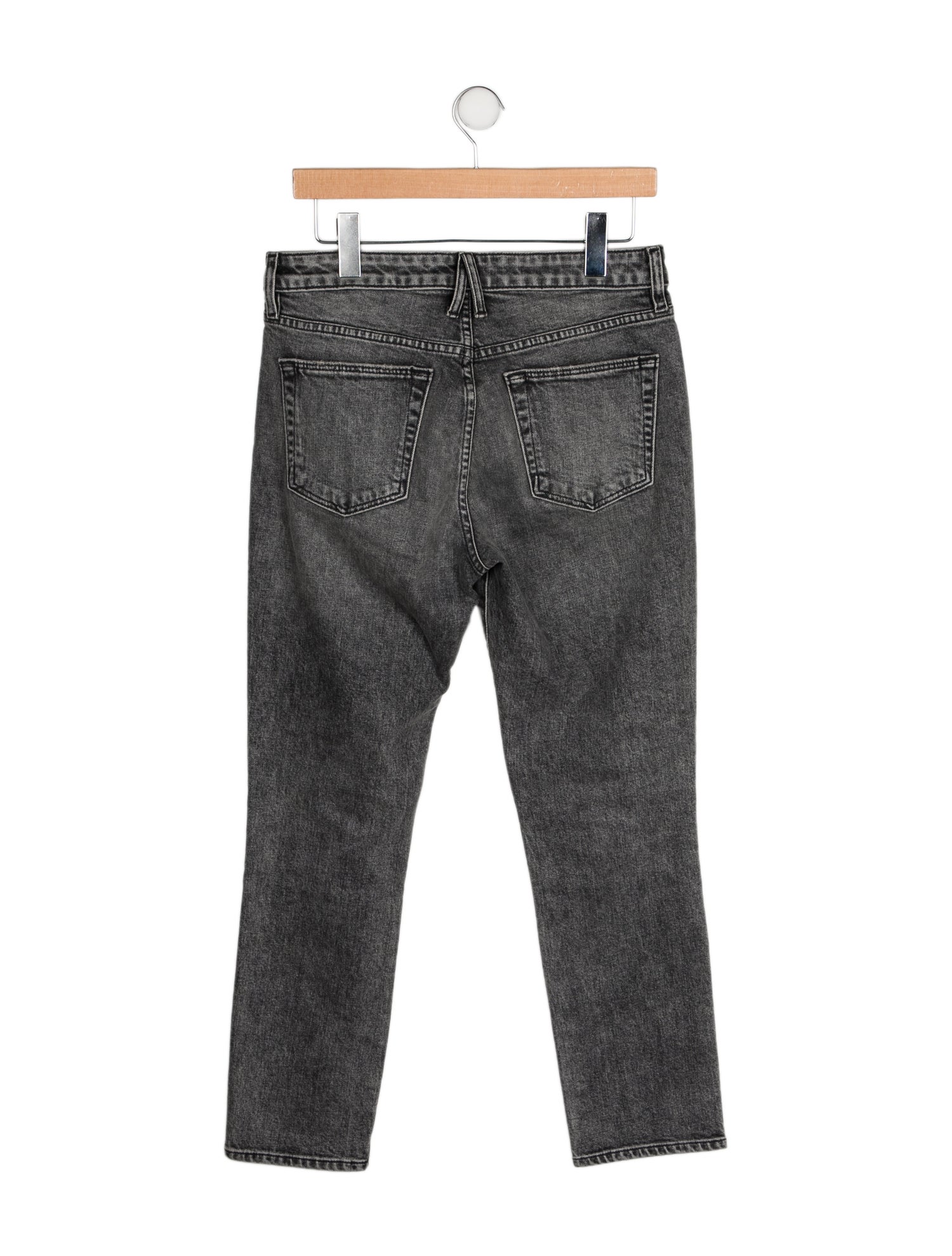 SLVRLAKE Mid-Rise Straight Leg Jeans
