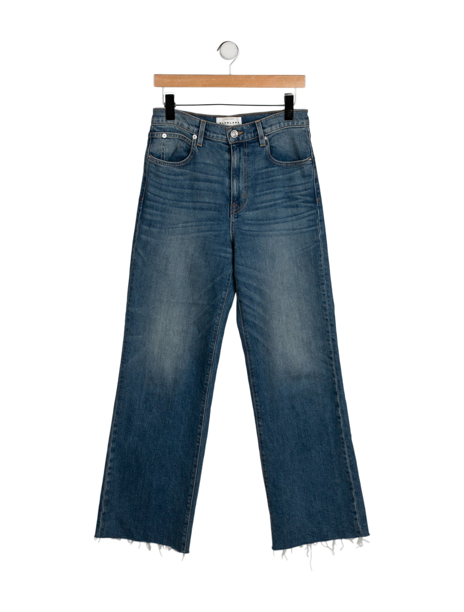 SLVRLAKE High-Rise Wide Leg Jeans