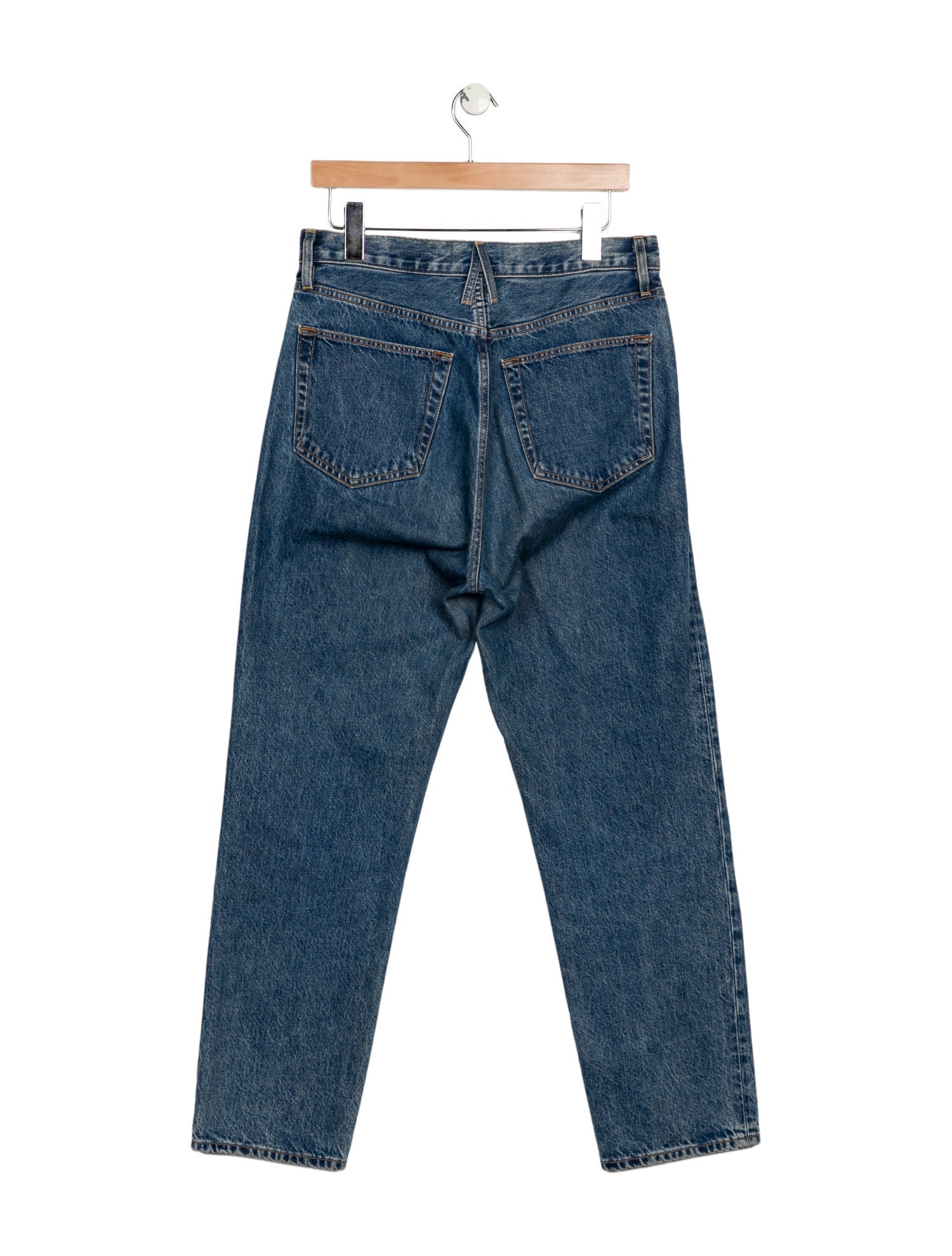 SLVRLAKE High-Rise Straight Leg Jeans