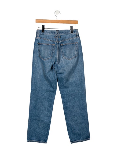 SLVRLAKE Mid-Rise Straight Leg Jeans