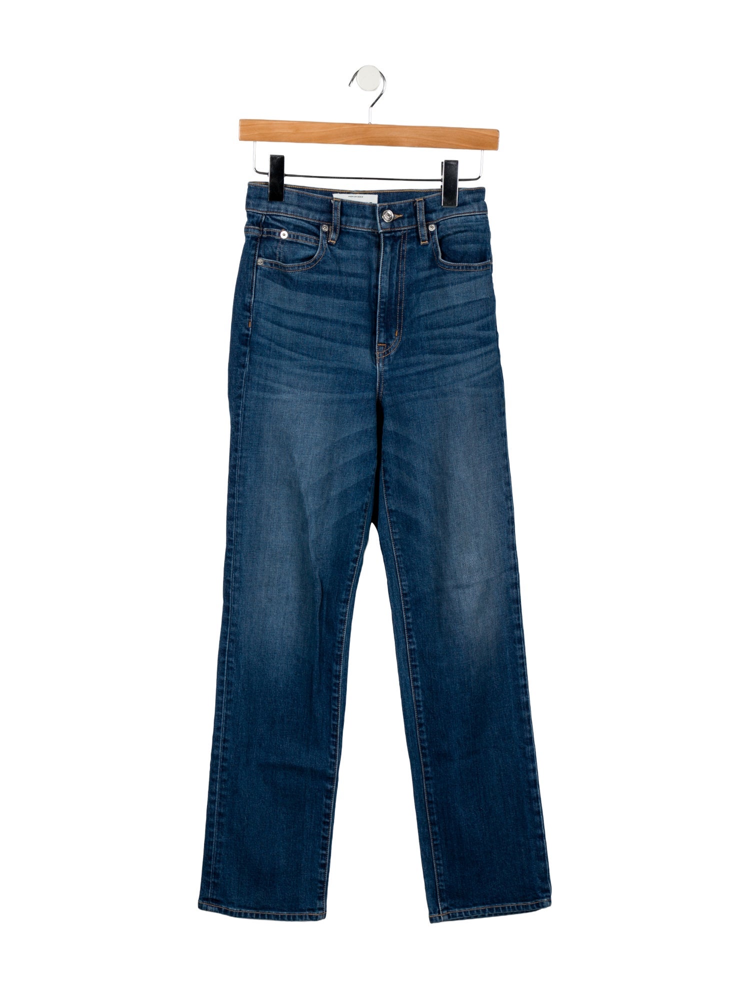 SLVRLAKE High-Rise Straight Leg Jeans