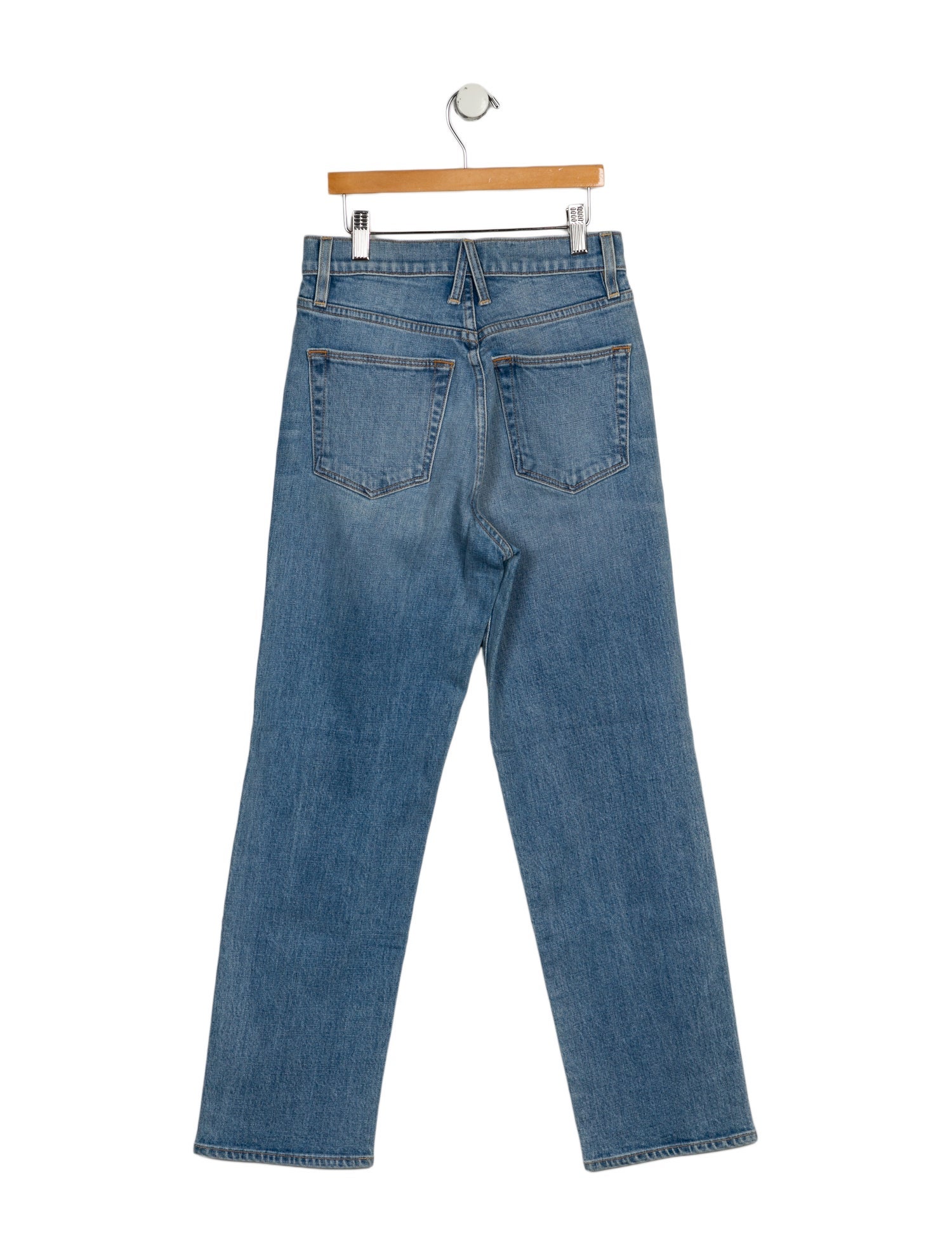 SLVRLAKE High-Rise Straight Leg Jeans