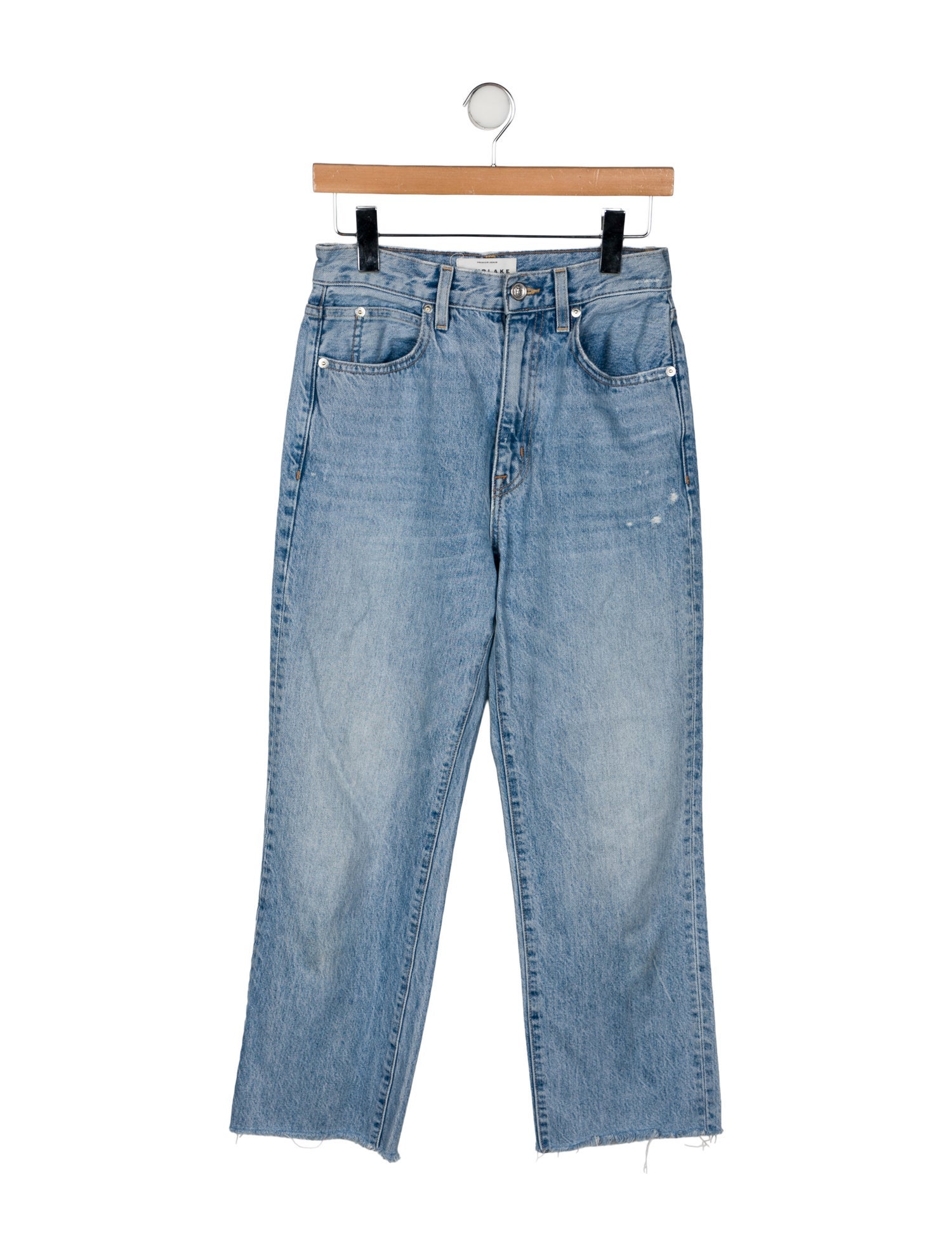 SLVRLAKE Mid-Rise Straight Leg Jeans