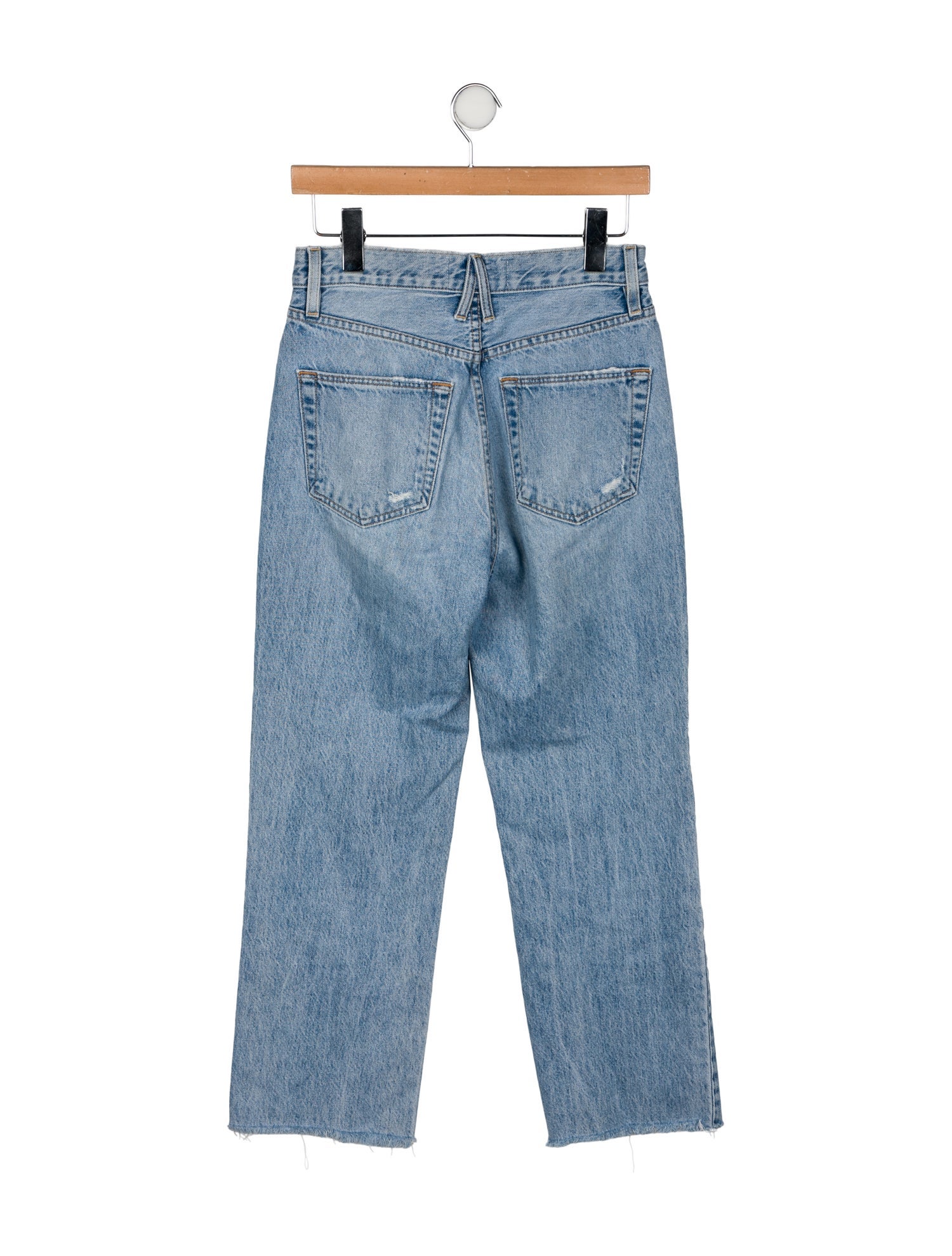 SLVRLAKE Mid-Rise Straight Leg Jeans