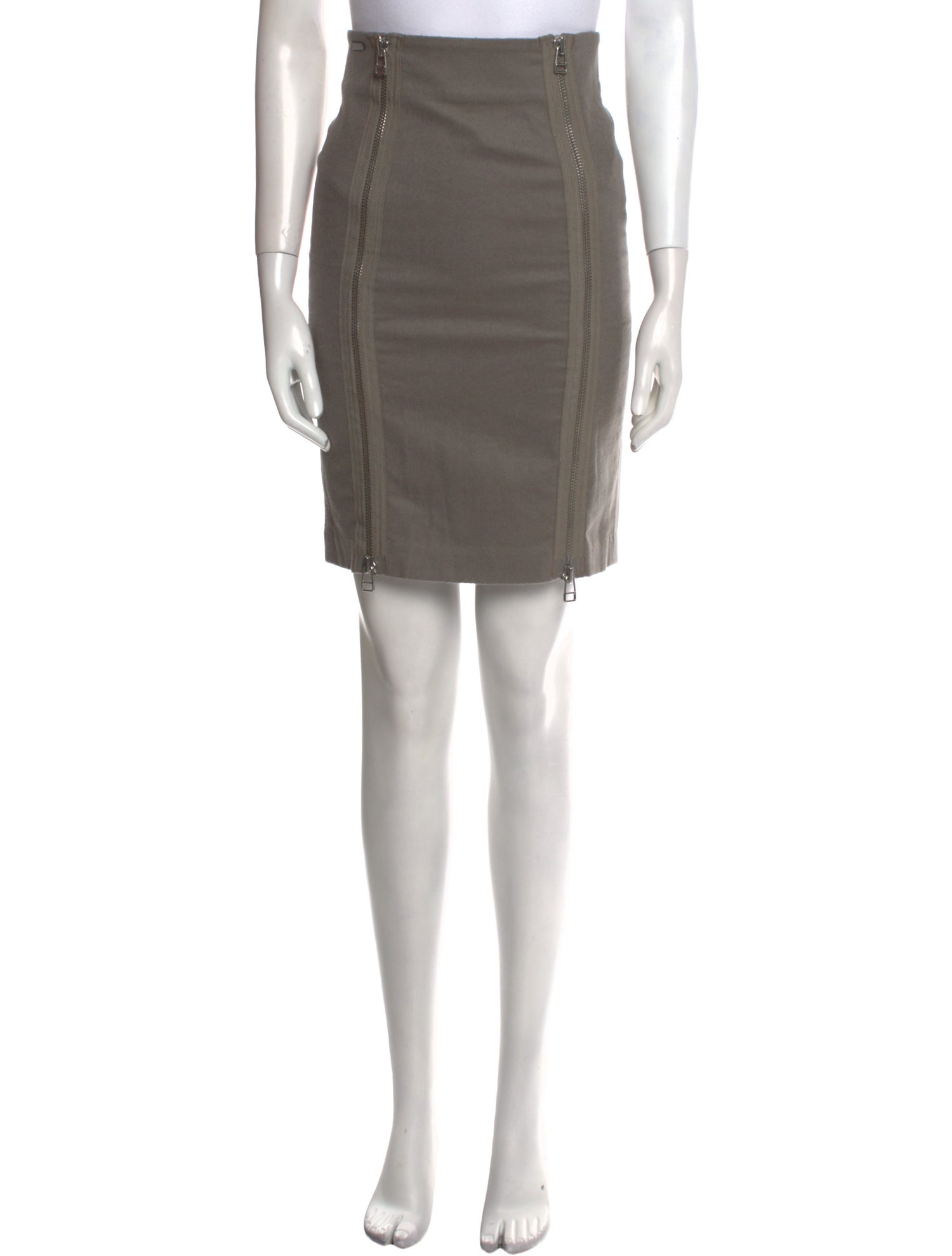 SLVRLAKE Wool Knee-Length Skirt