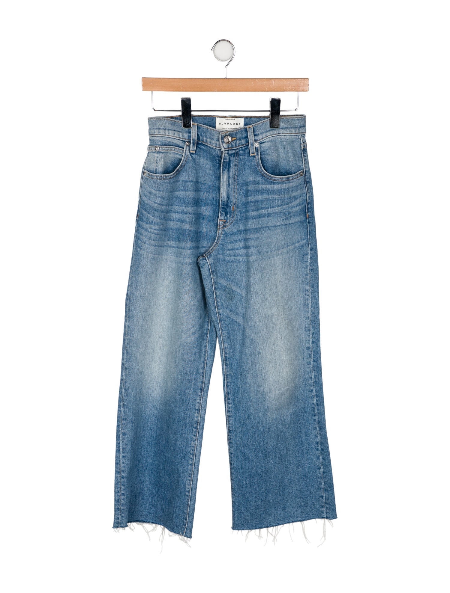 SLVRLAKE High-Rise Wide Leg Jeans