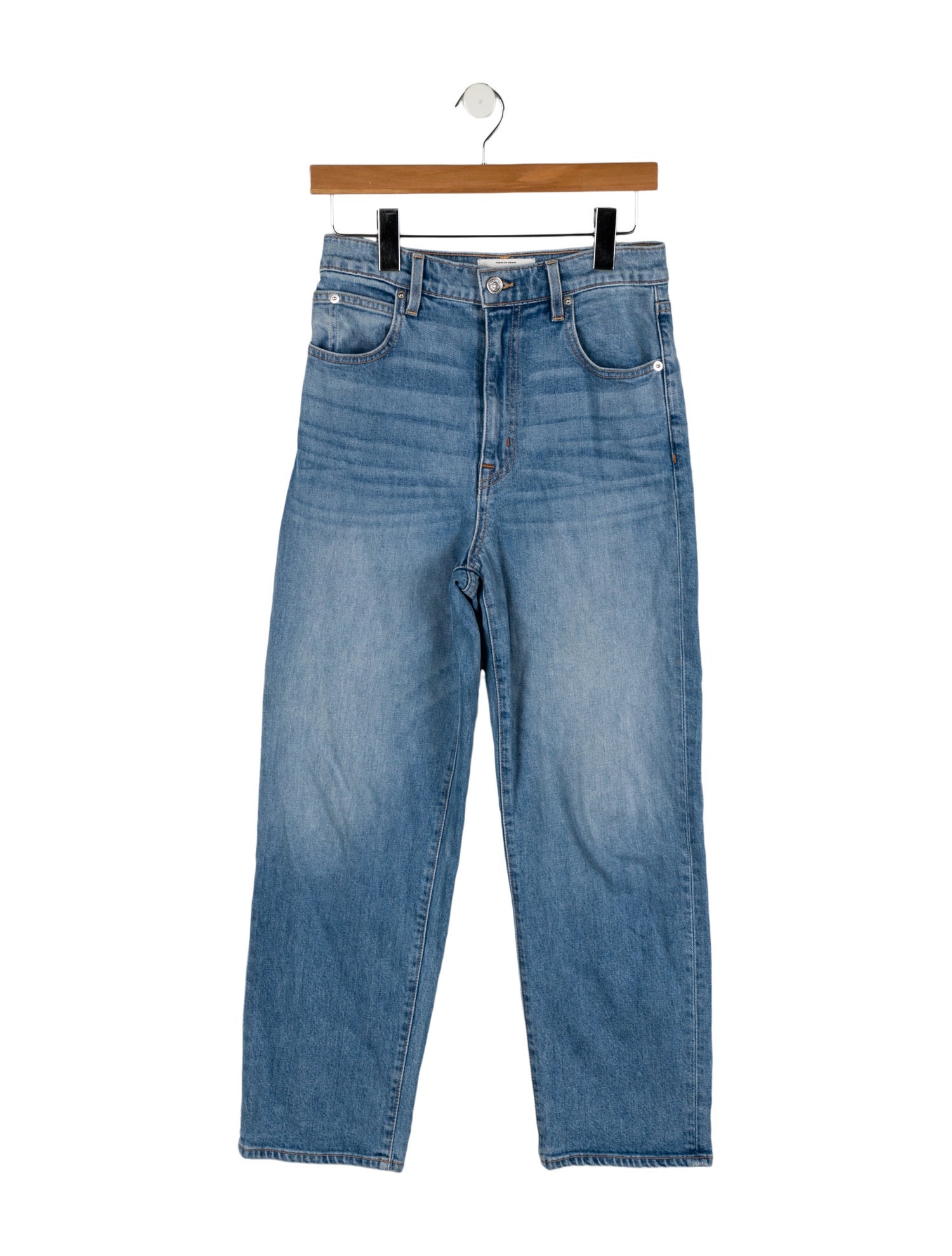 SLVRLAKE High-Rise Straight Leg Jeans
