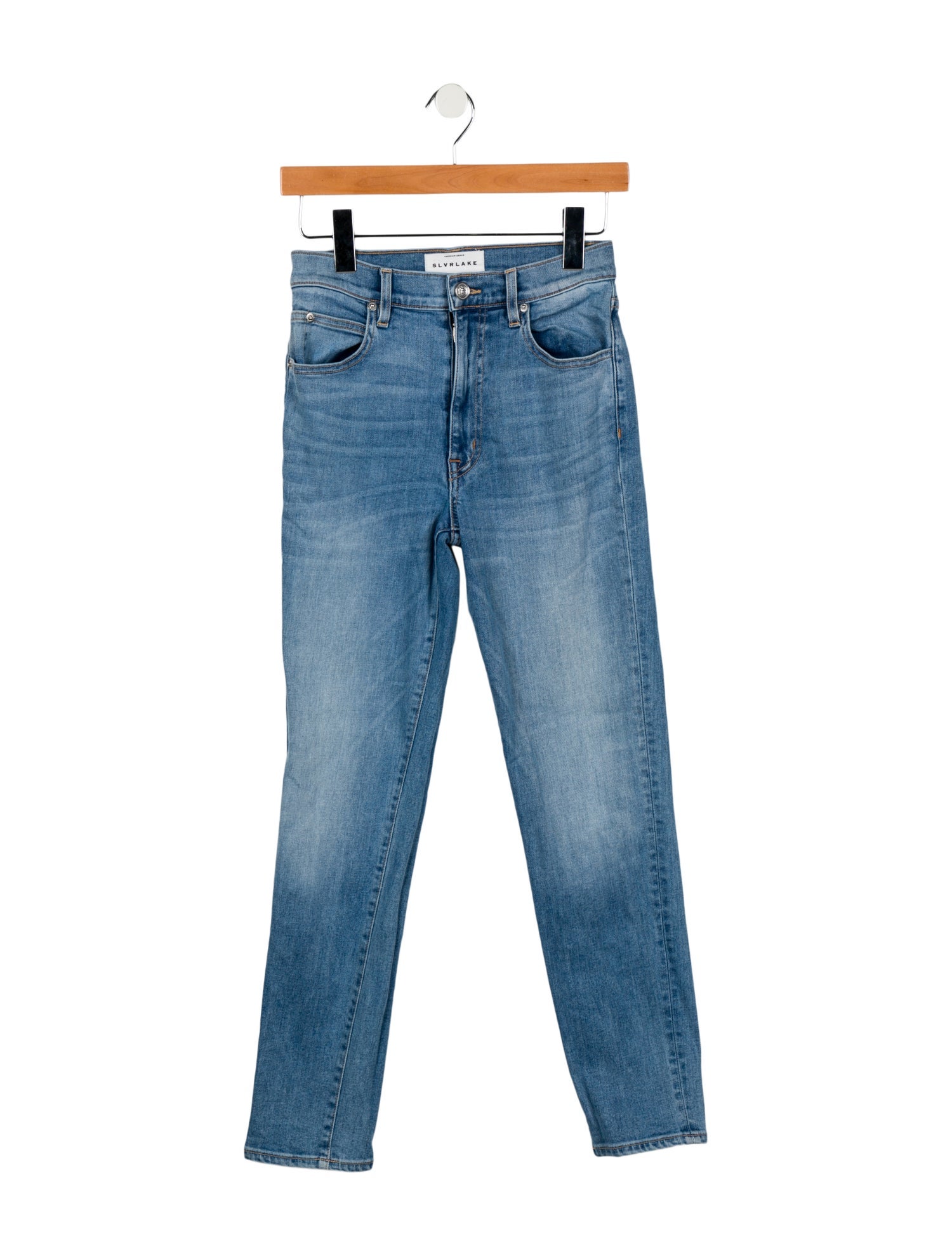 SLVRLAKE Mid-Rise Skinny Leg Jeans