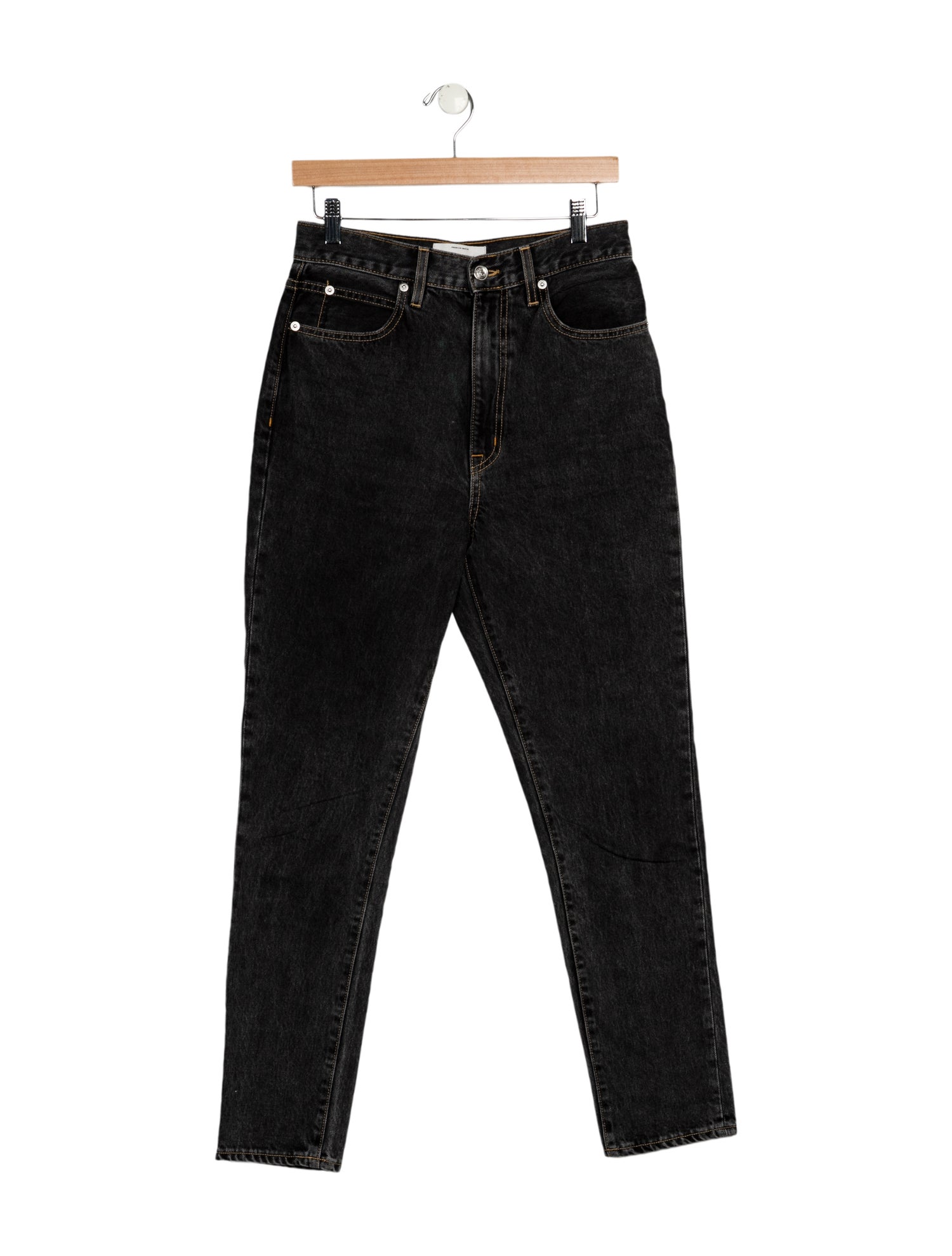 SLVRLAKE High-Rise Straight Leg Jeans