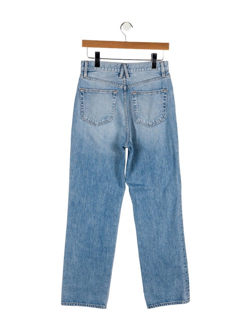 SLVRLAKE High-Rise Straight Leg Jeans
