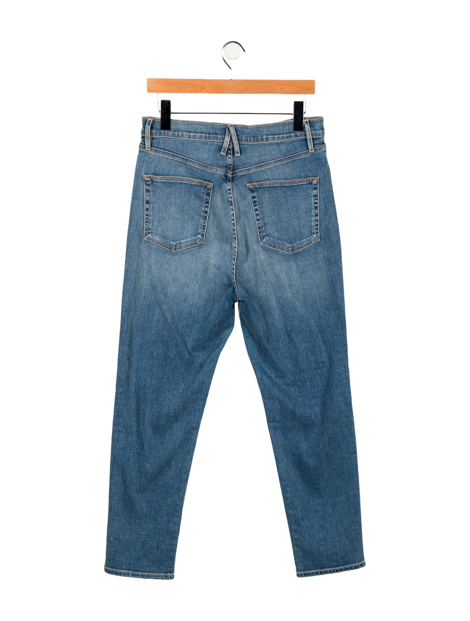 SLVRLAKE High-Rise Straight Leg Jeans