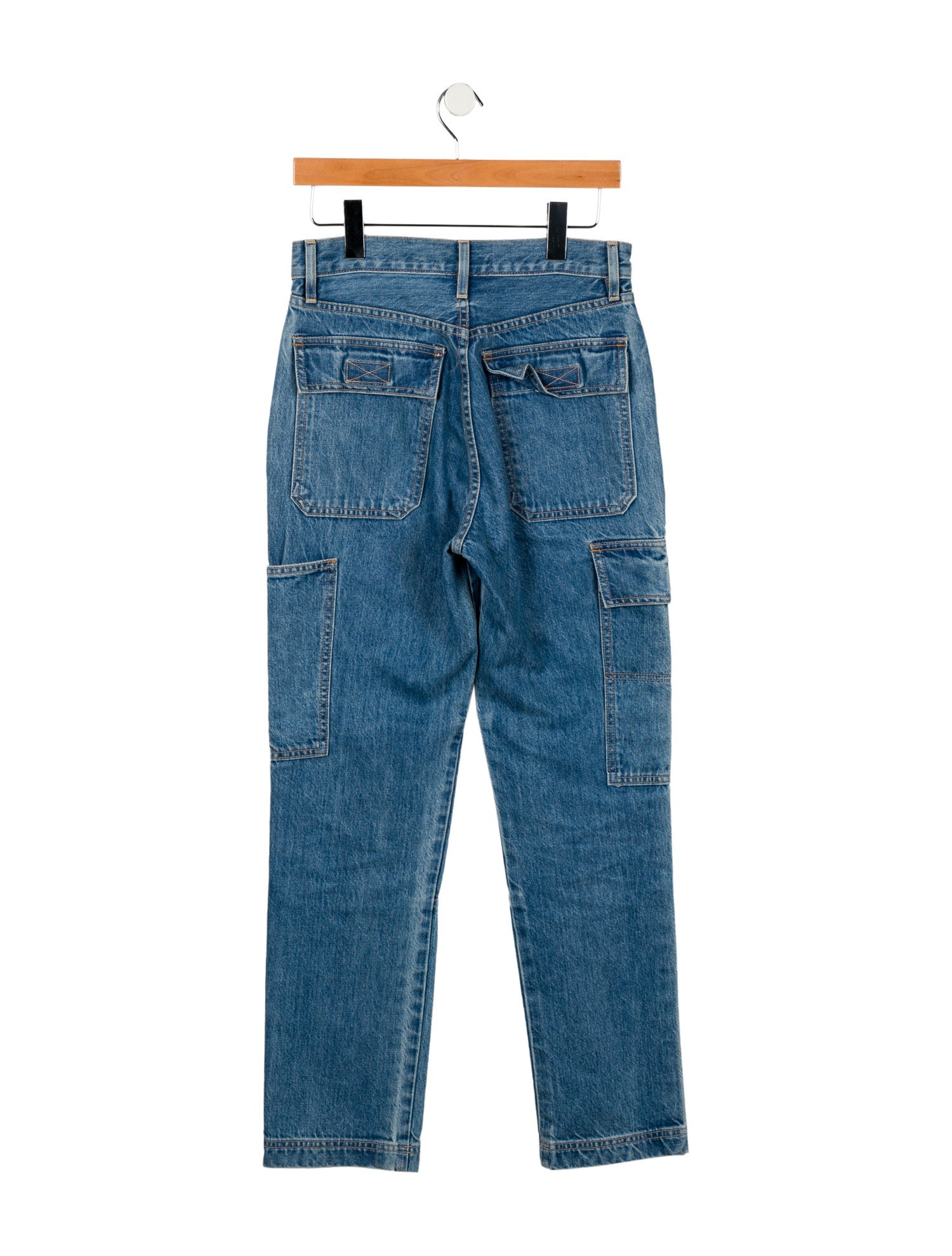 SLVRLAKE High-Rise Straight Leg Jeans