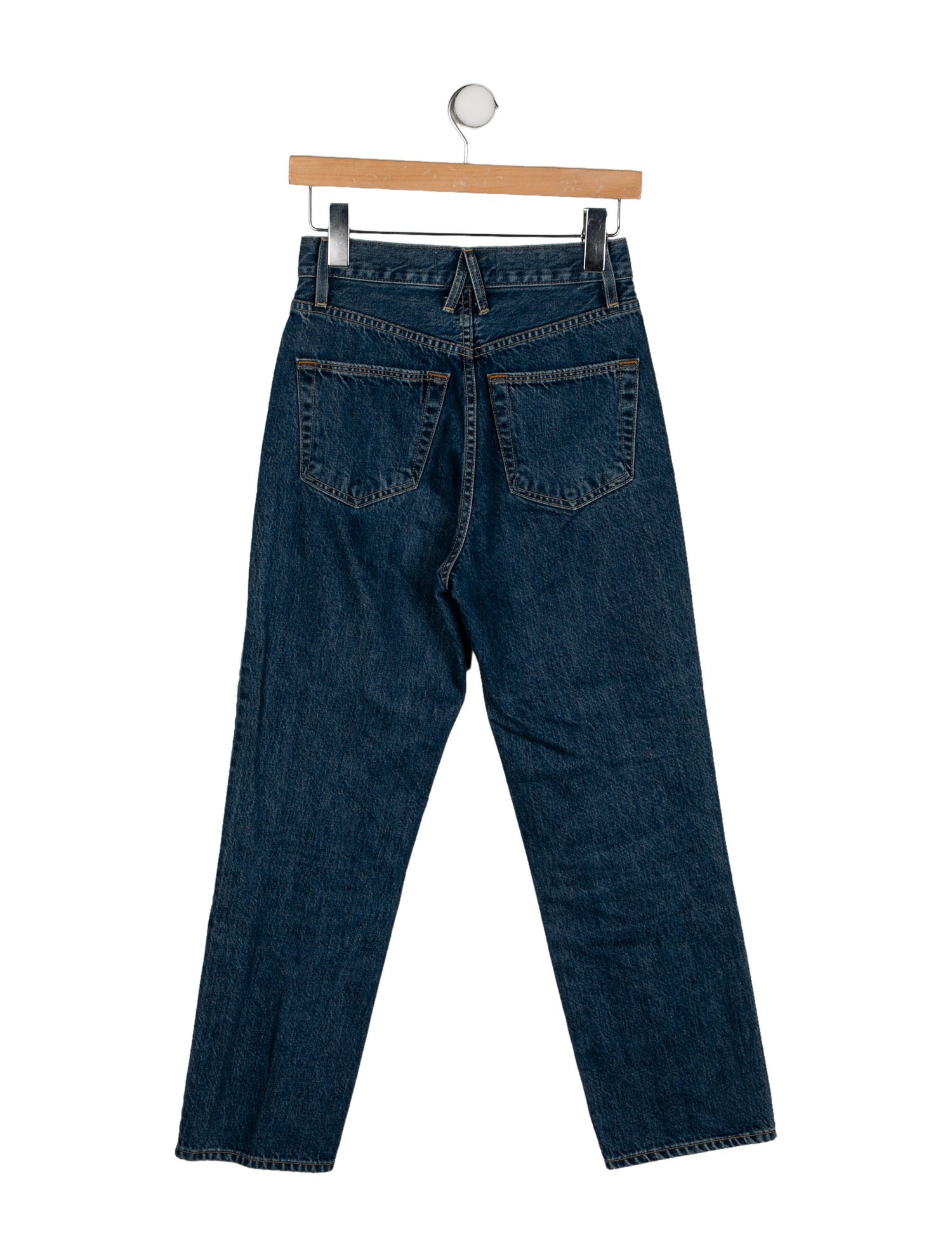 SLVRLAKE High-Rise Straight Leg Jeans