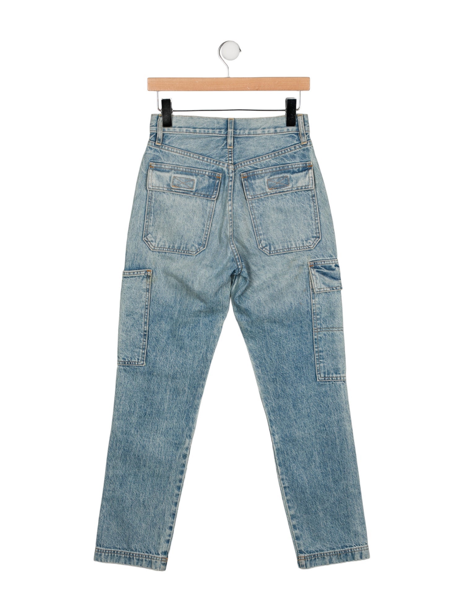 SLVRLAKE High-Rise Straight Leg Jeans
