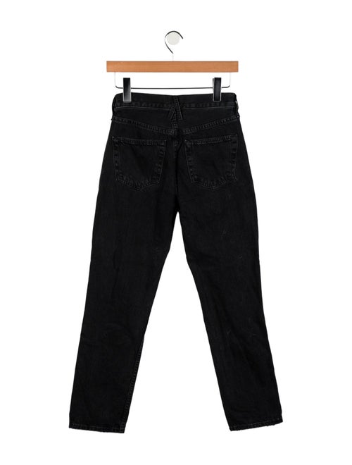 SLVRLAKE Mid-Rise Straight Leg Jeans