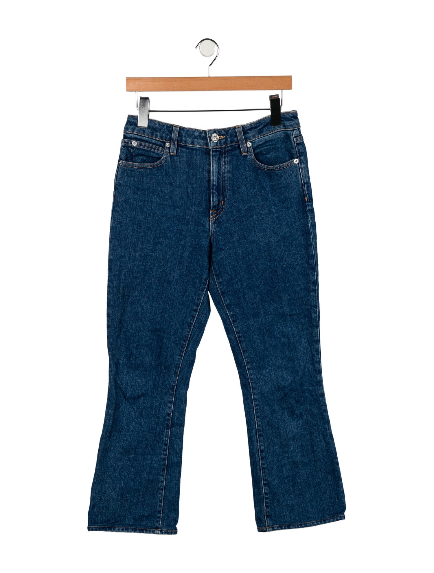 SLVRLAKE Mid-Rise Wide Leg Jeans