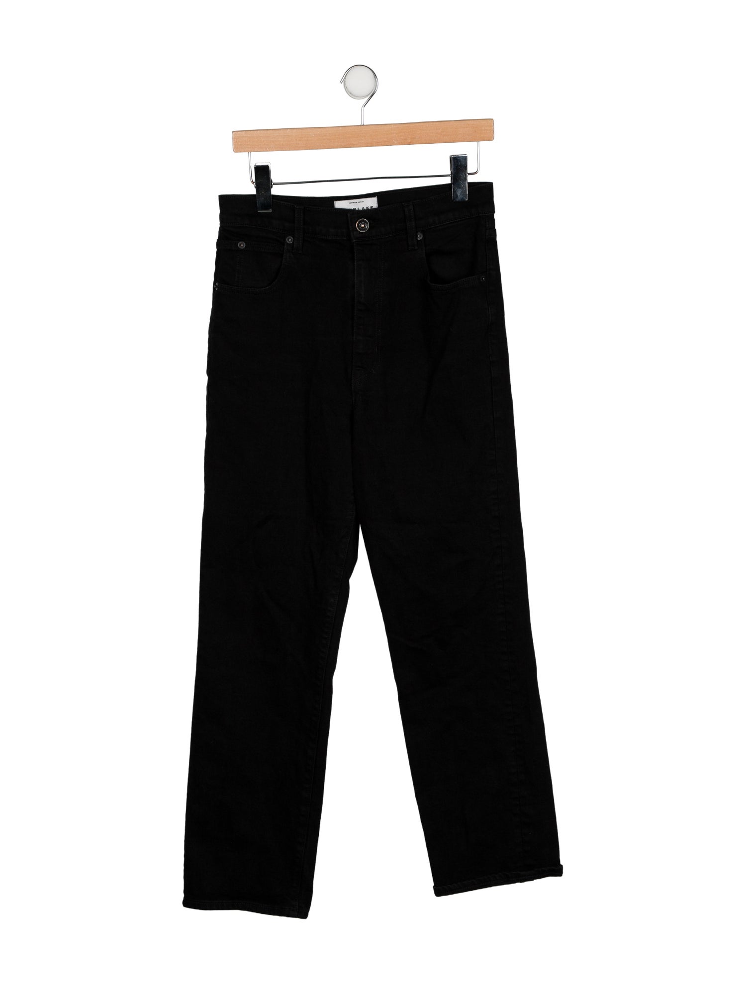 SLVRLAKE High-Rise Straight Leg Jeans