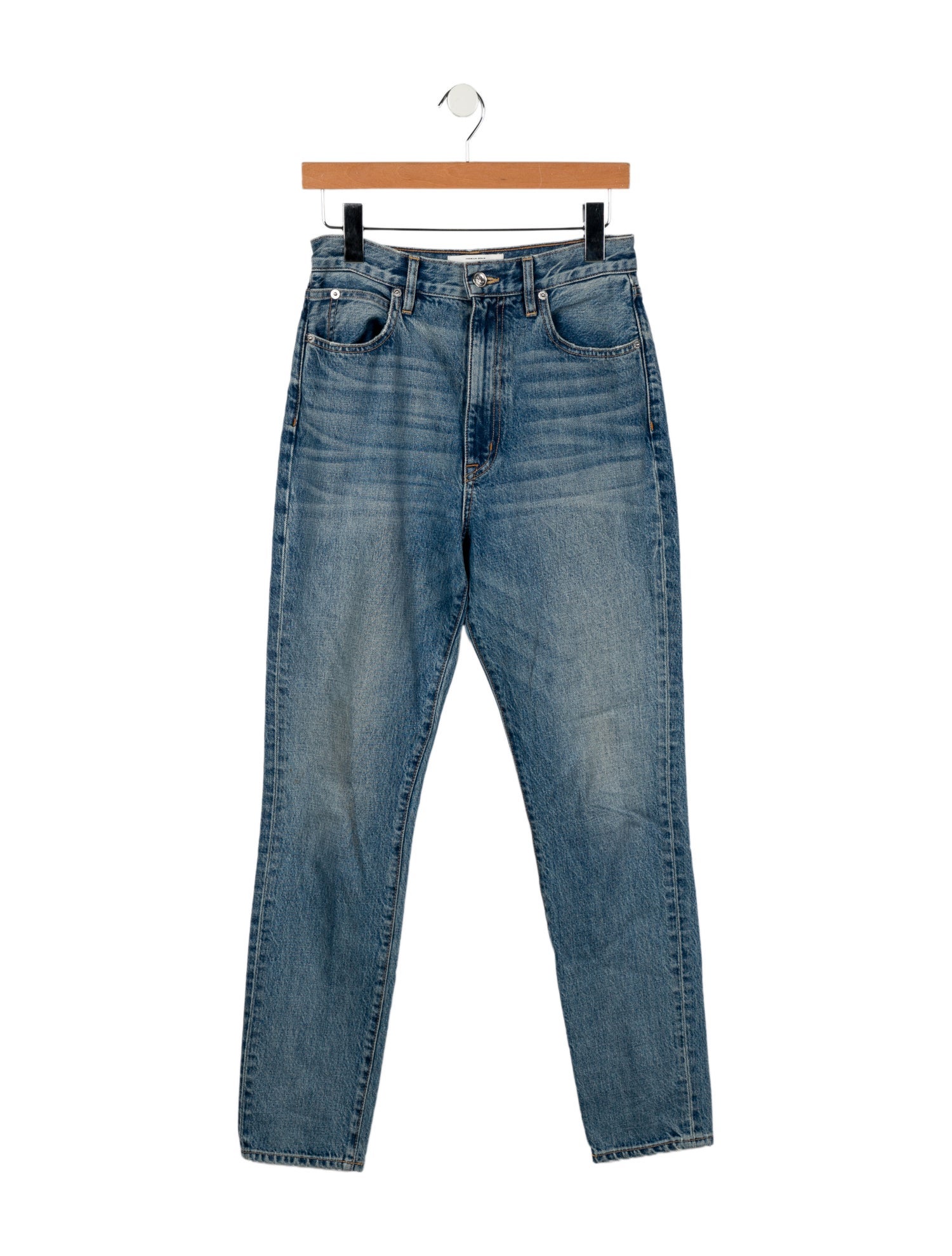 SLVRLAKE High-Rise Straight Leg Jeans