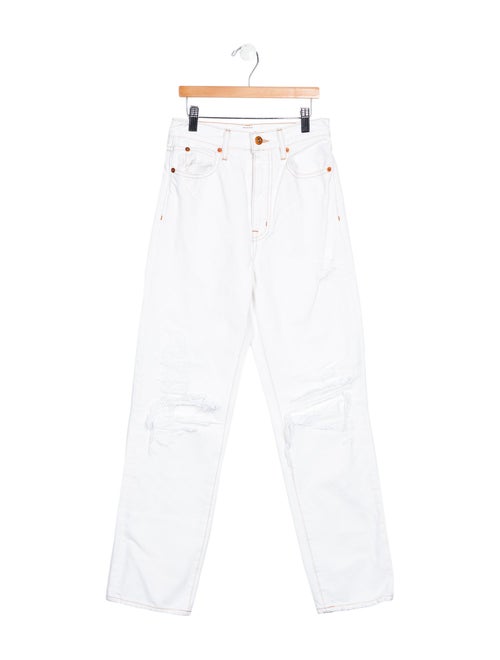 SLVRLAKE Mid-Rise Straight Leg Jeans