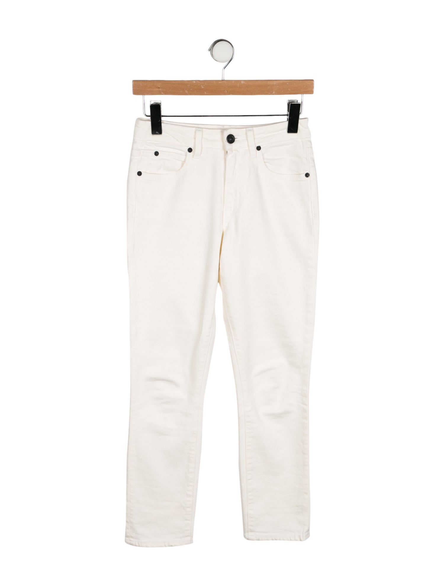 SLVRLAKE Mid-Rise Straight Leg Jeans