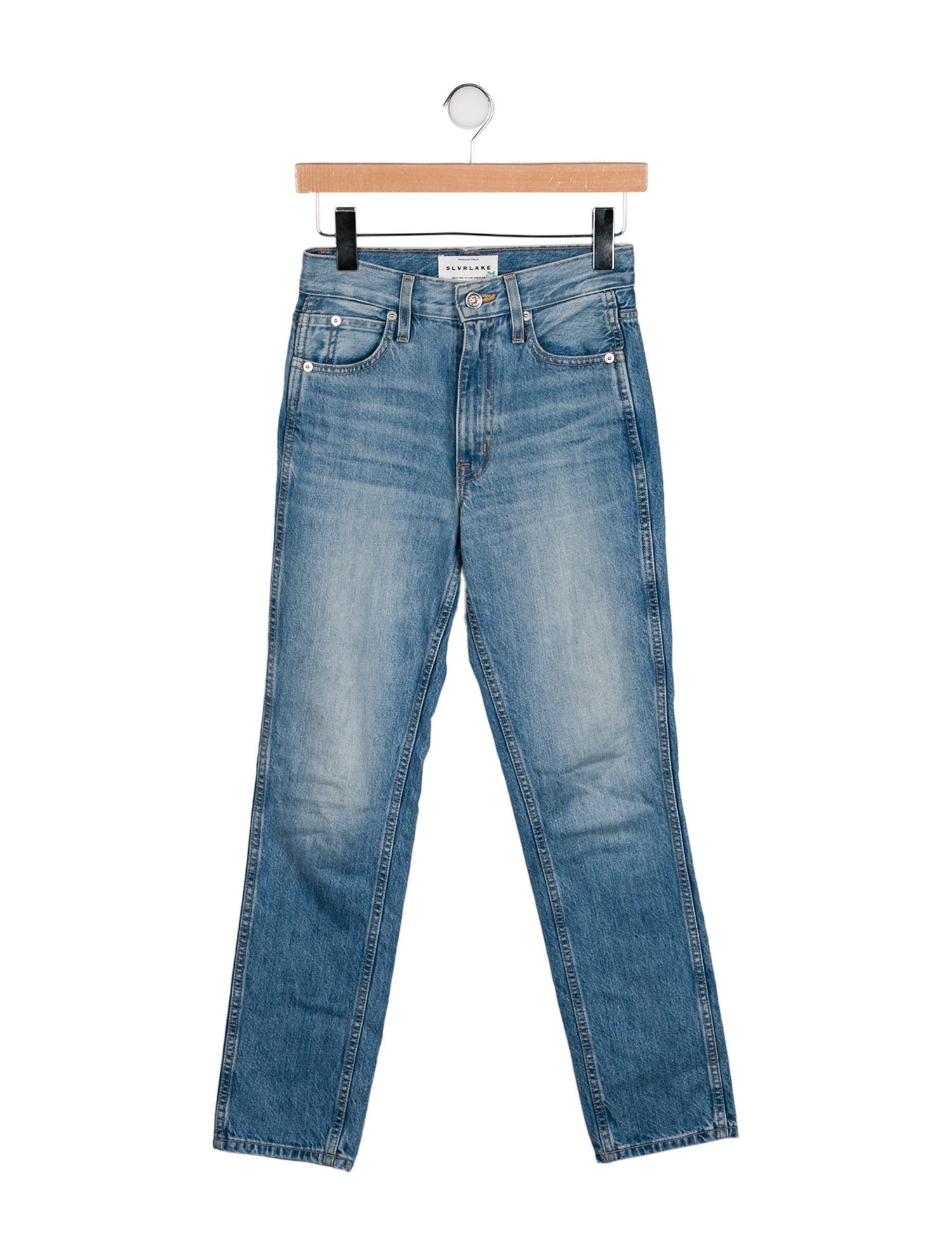 SLVRLAKE Mid-Rise Skinny Leg Jeans