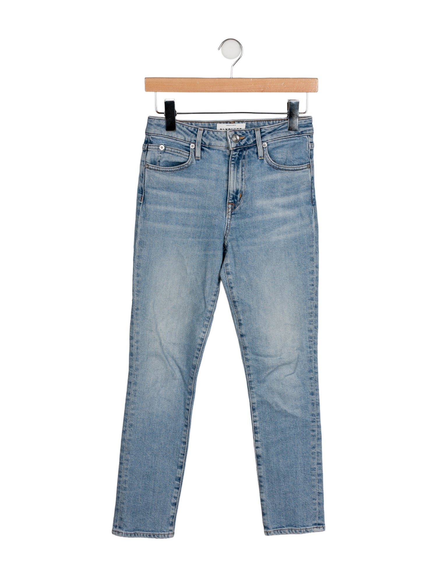 SLVRLAKE Mid-Rise Skinny Leg Jeans