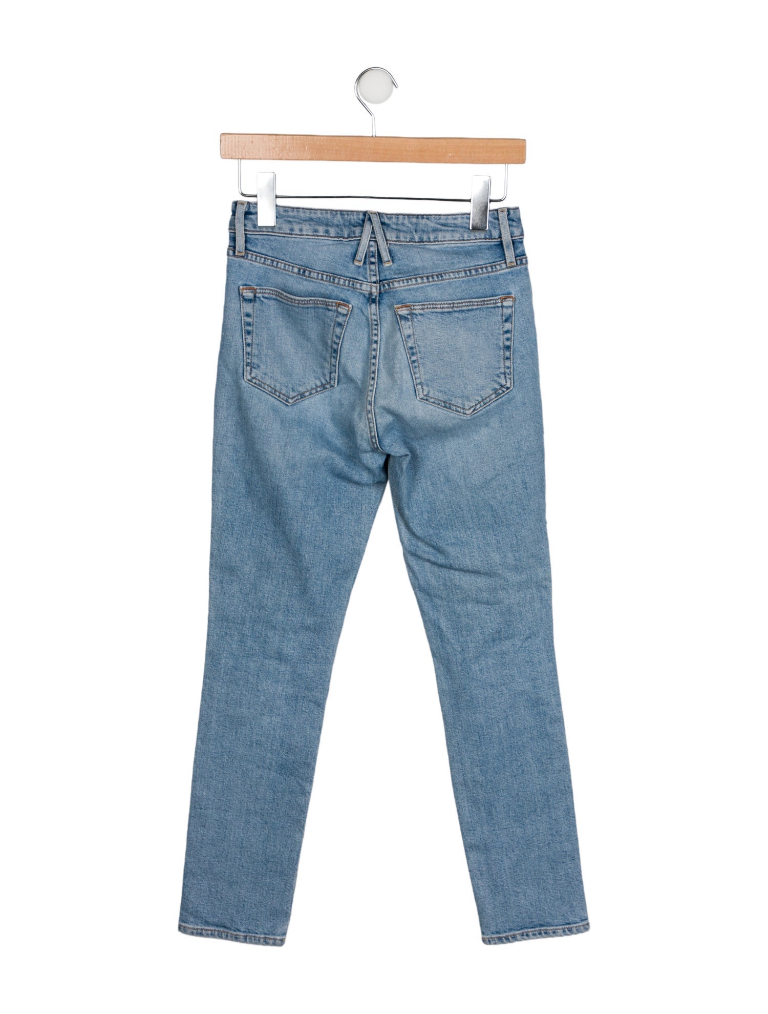 SLVRLAKE Mid-Rise Skinny Leg Jeans