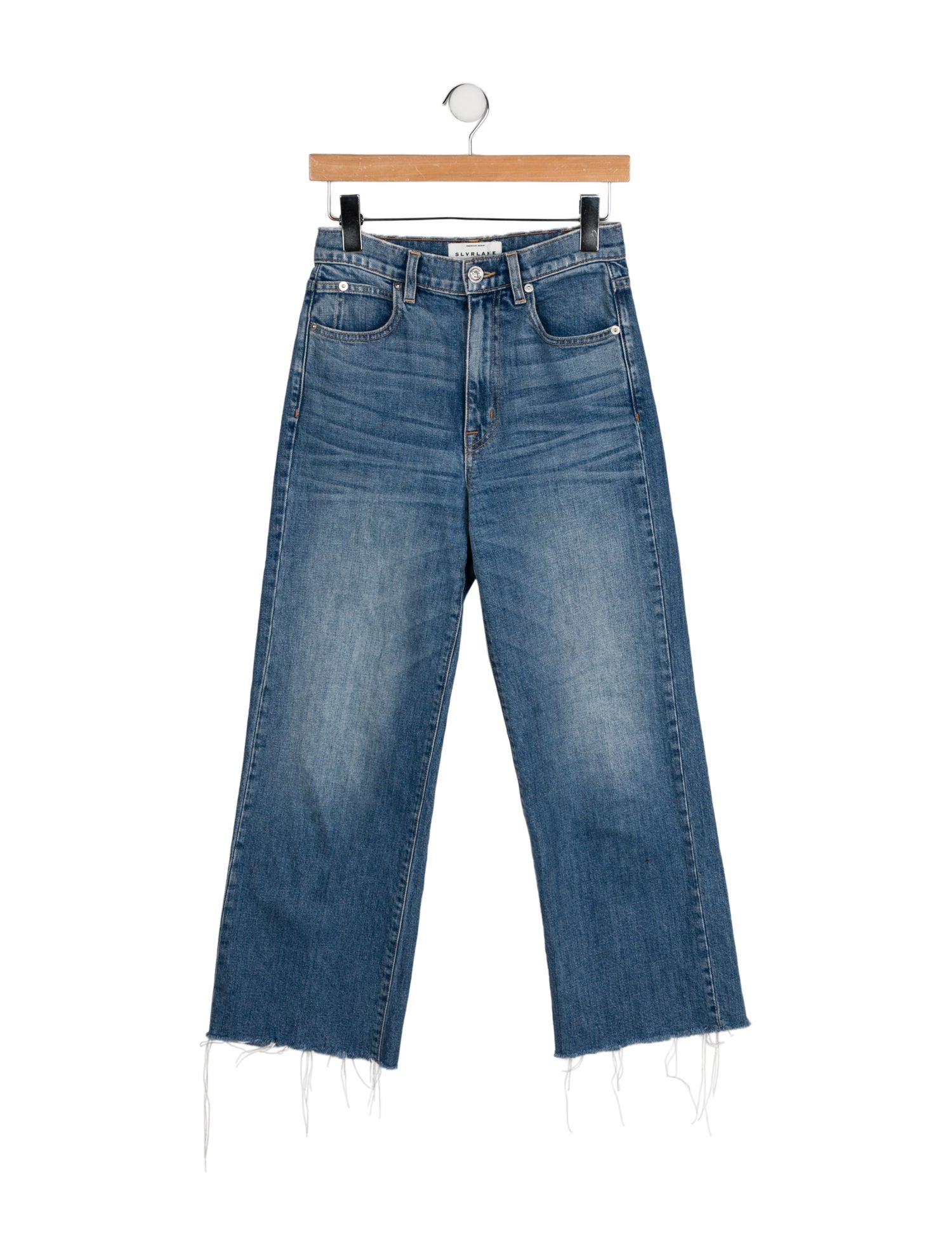 SLVRLAKE High-Rise Wide Leg Jeans