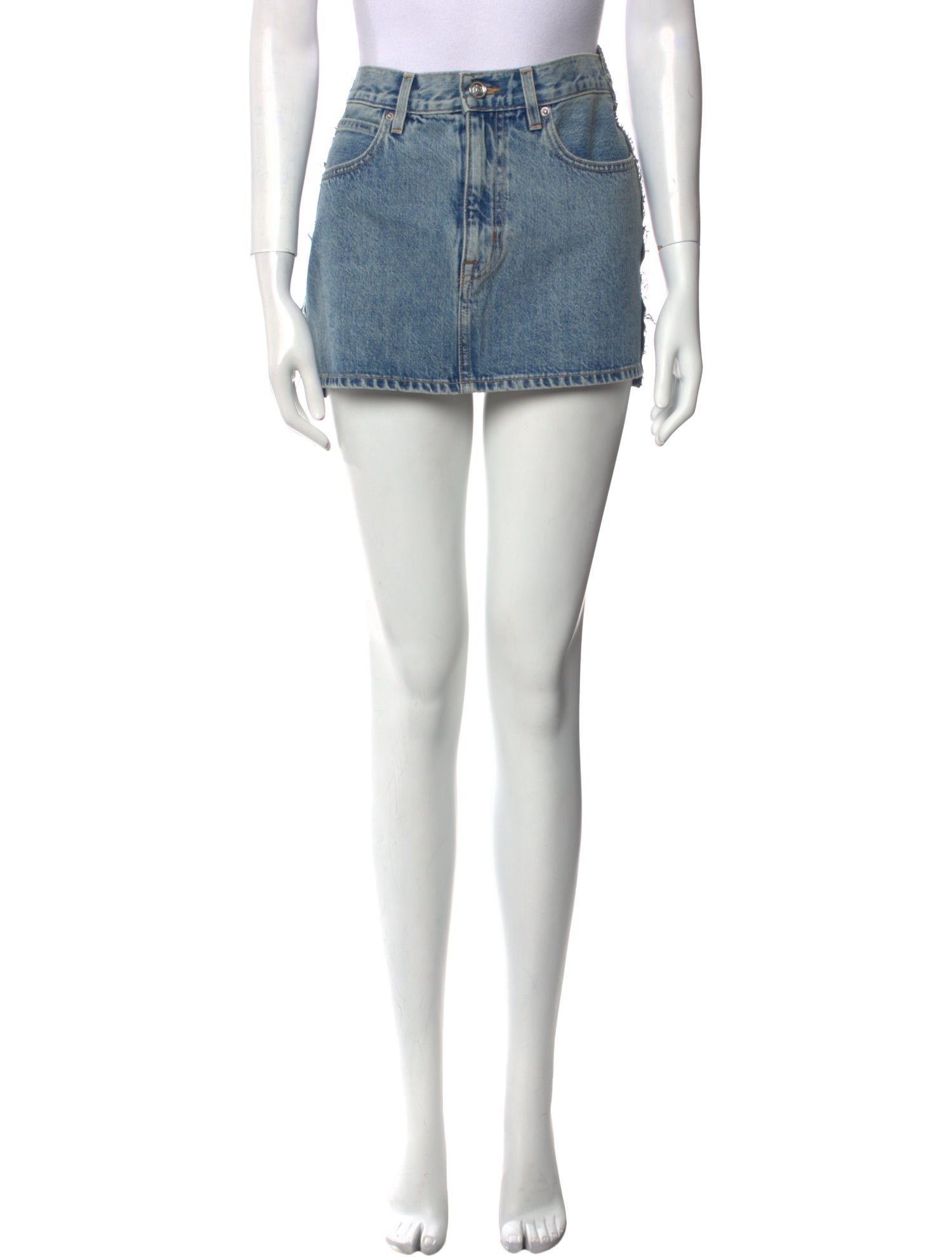 SLVRLAKE Raw-Edge Trim Mini Skirt w/ Tags