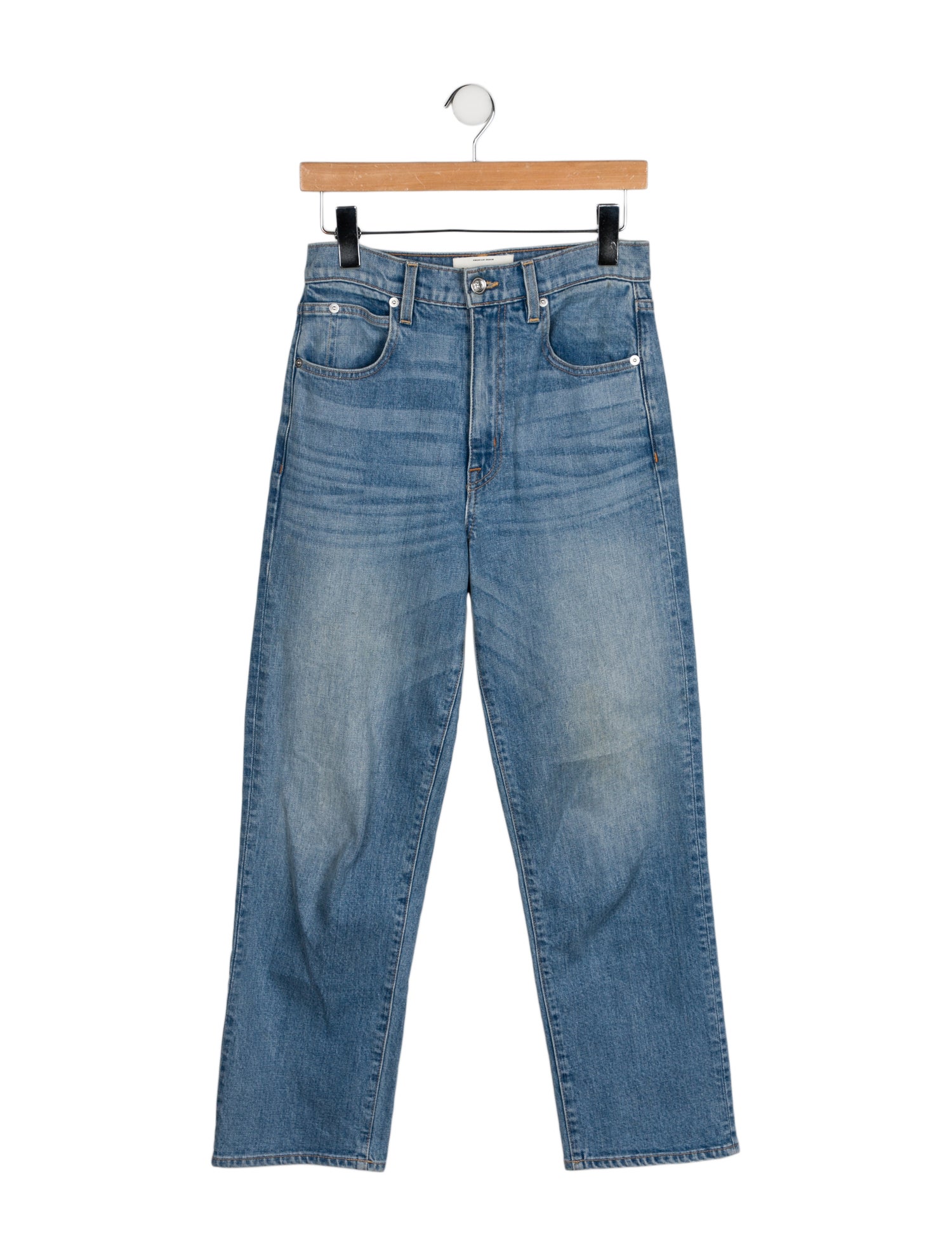SLVRLAKE High-Rise Straight Leg Jeans