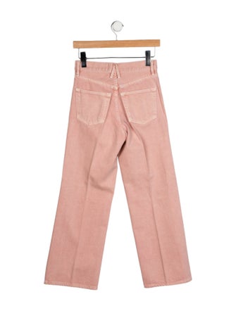 SLVRLAKE Mid-Rise Wide Leg Jeans
