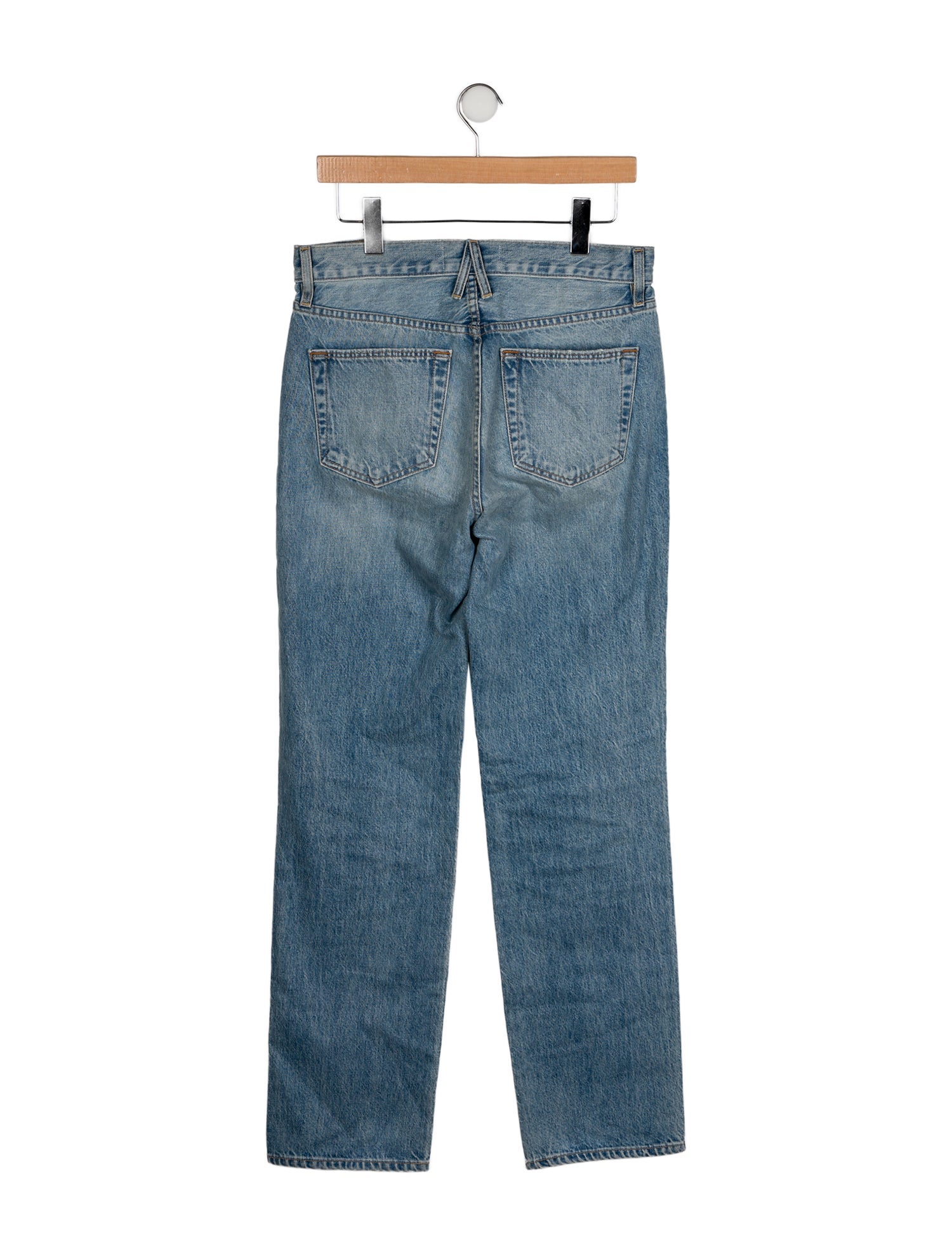 SLVRLAKE High-Rise Straight Leg Jeans
