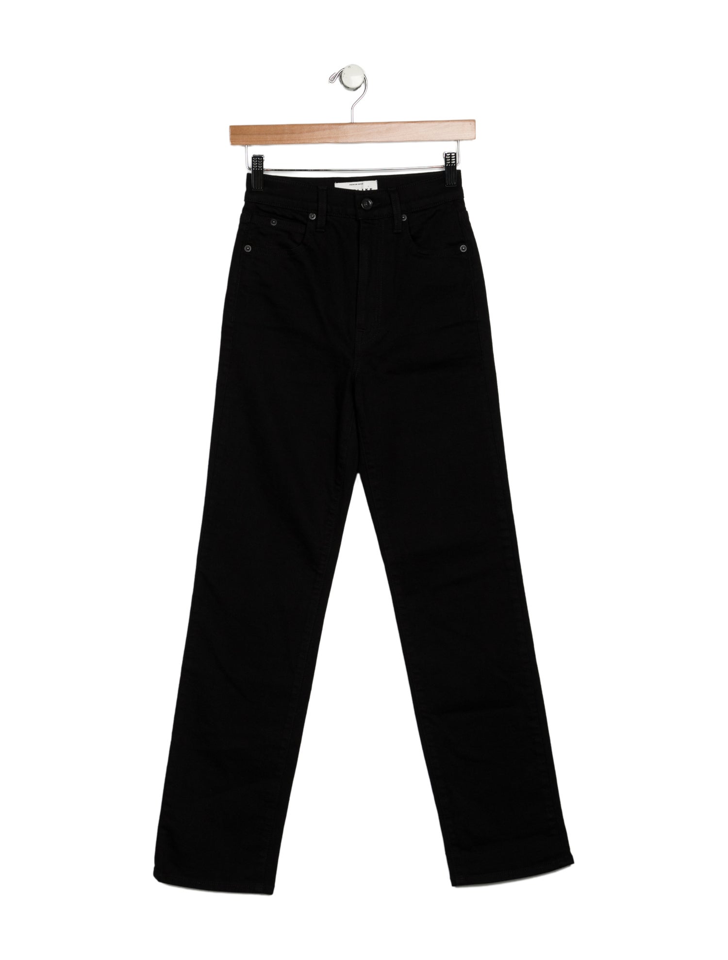 SLVRLAKE High-Rise Straight Leg Jeans