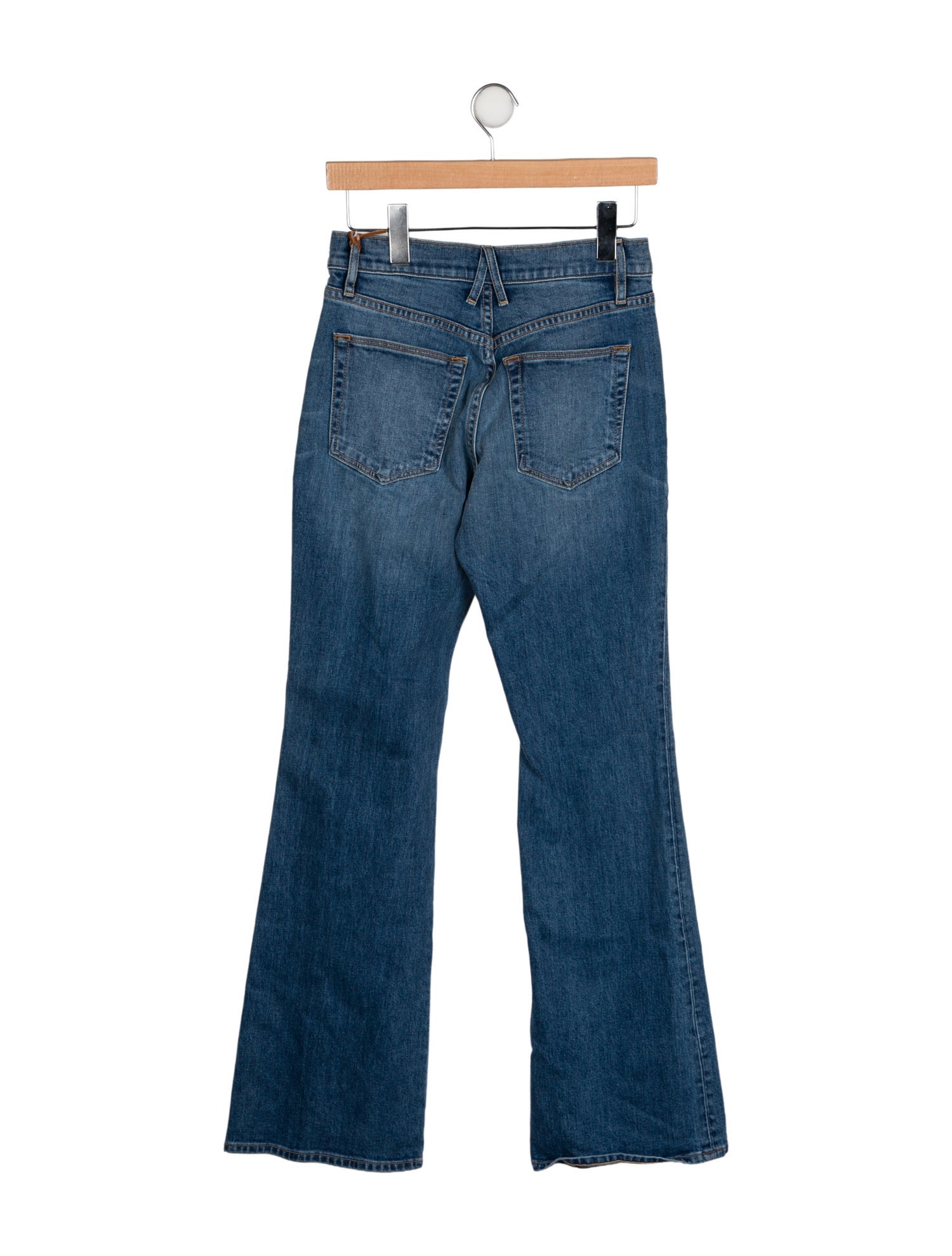 SLVRLAKE Mid-Rise Wide Leg Jeans