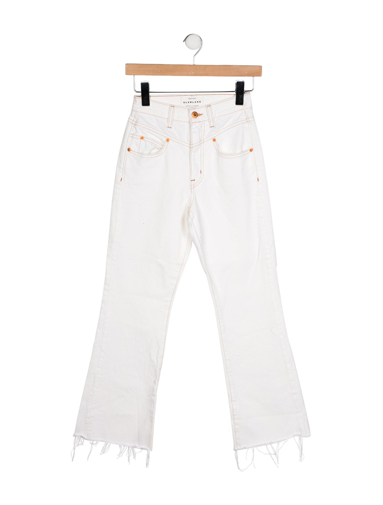 SLVRLAKE Mid-Rise Wide Leg Jeans