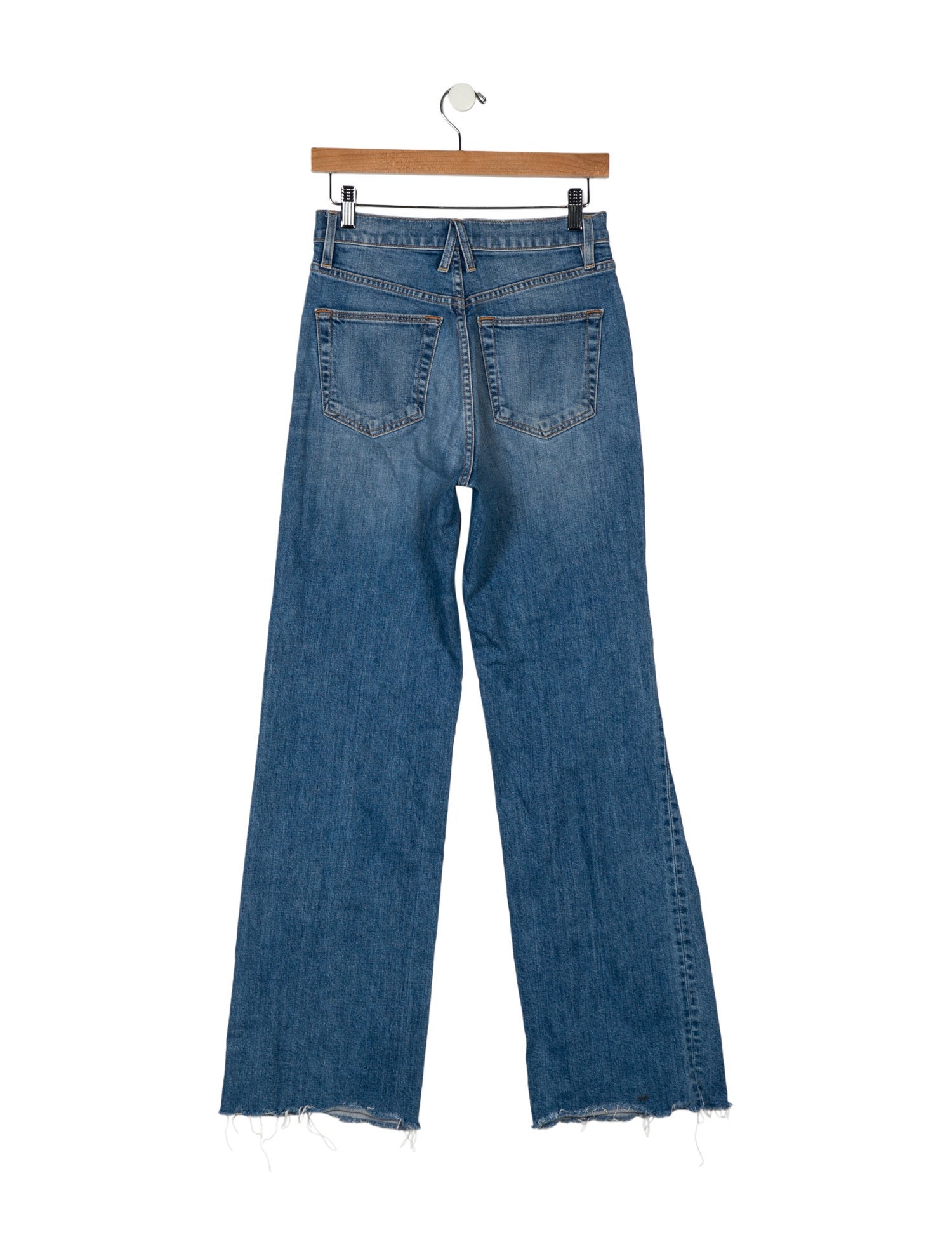 SLVRLAKE Mid-Rise Wide Leg Jeans