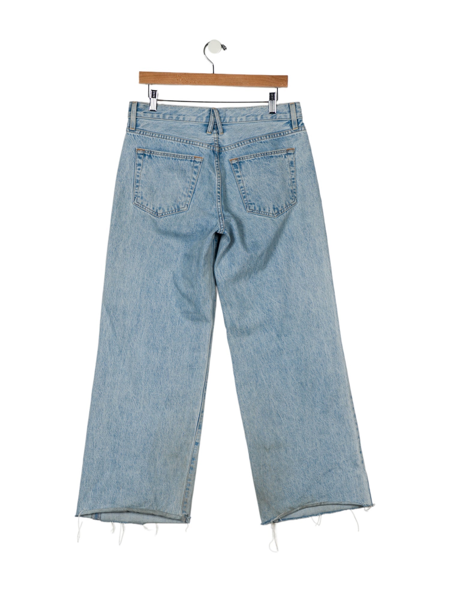 SLVRLAKE Mid-Rise Wide Leg Jeans