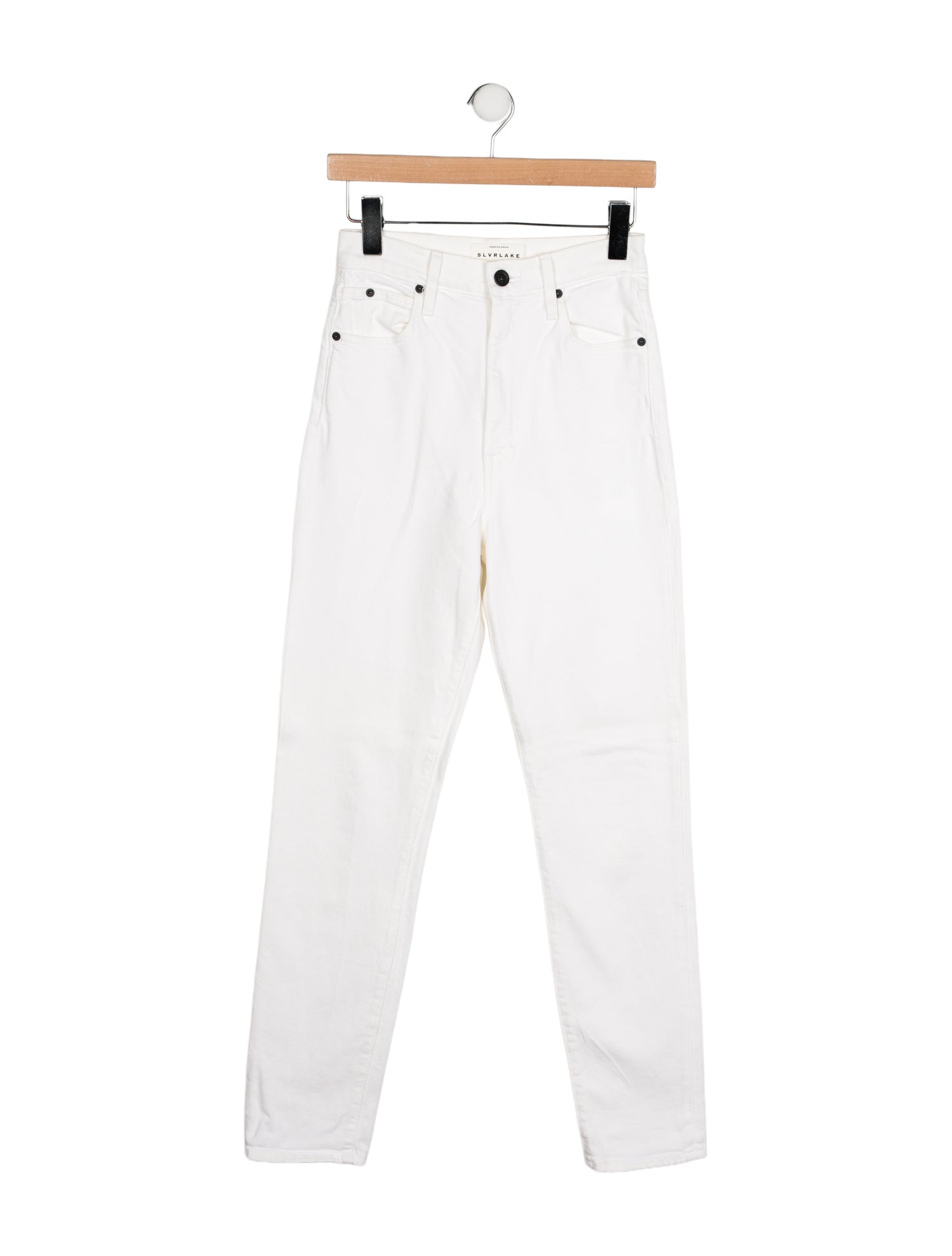 SLVRLAKE High-Rise Straight Leg Jeans