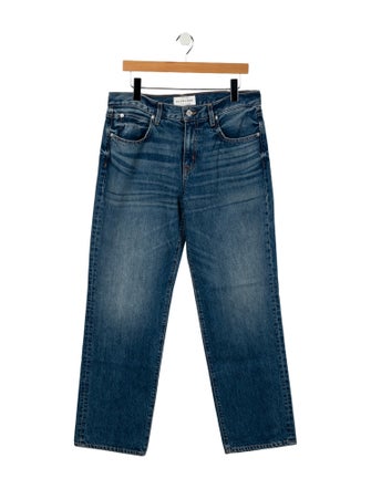 SLVRLAKE Mid-Rise Straight Leg Jeans