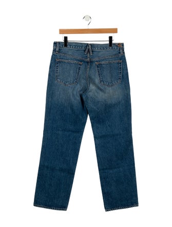 SLVRLAKE Mid-Rise Straight Leg Jeans