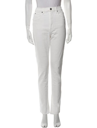 SLVRLAKE High-Rise Straight Leg Jeans