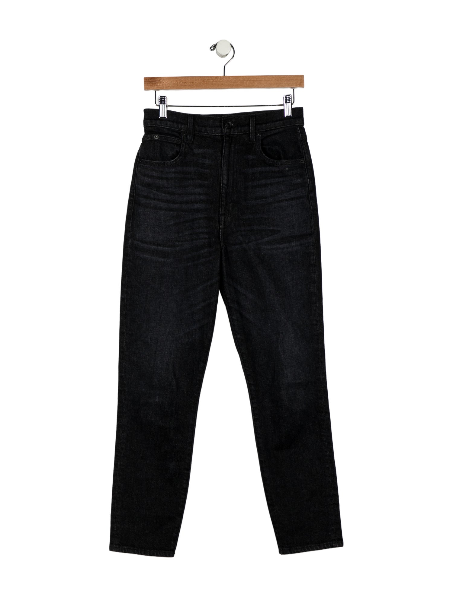 SLVRLAKE High-Rise Straight Leg Jeans