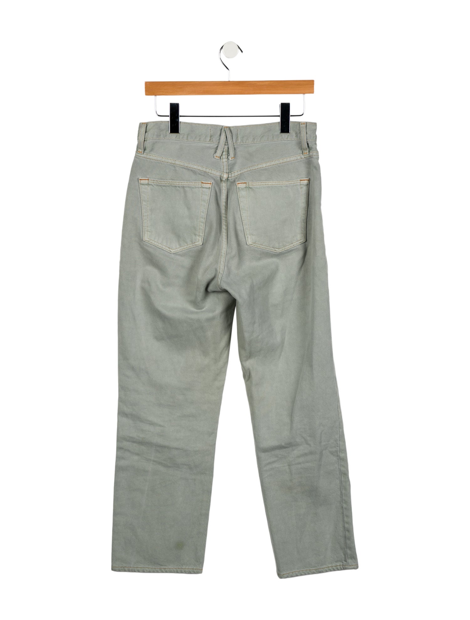 SLVRLAKE High-Rise Straight Leg Jeans