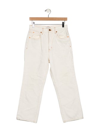 SLVRLAKE High-Rise Straight Leg Jeans
