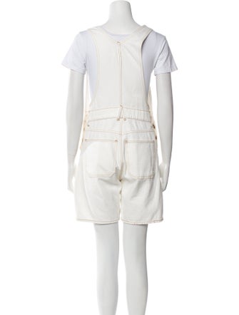 SLVRLAKE Square Neckline Romper