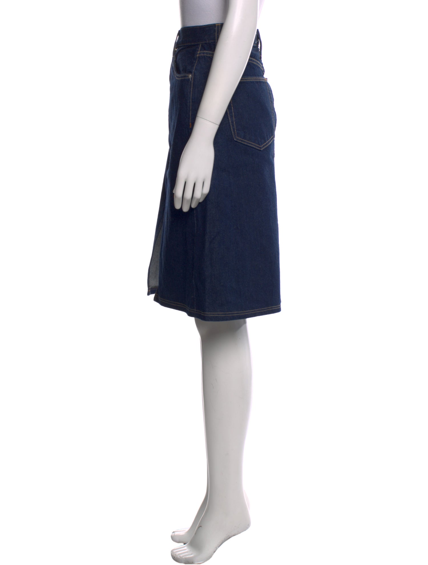 SLVRLAKE Cutout Accent Midi Length Skirt