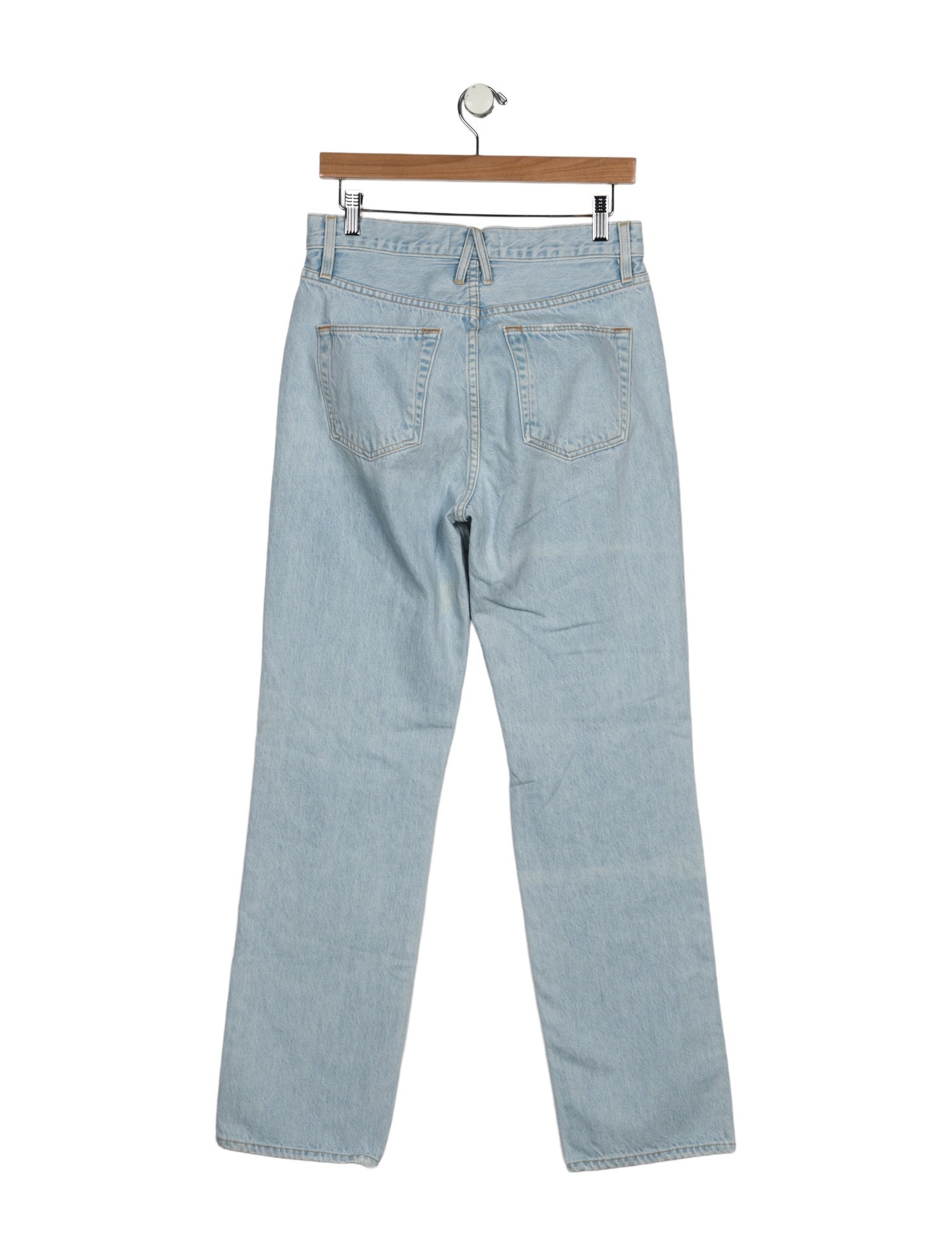 SLVRLAKE High-Rise Straight Leg Jeans