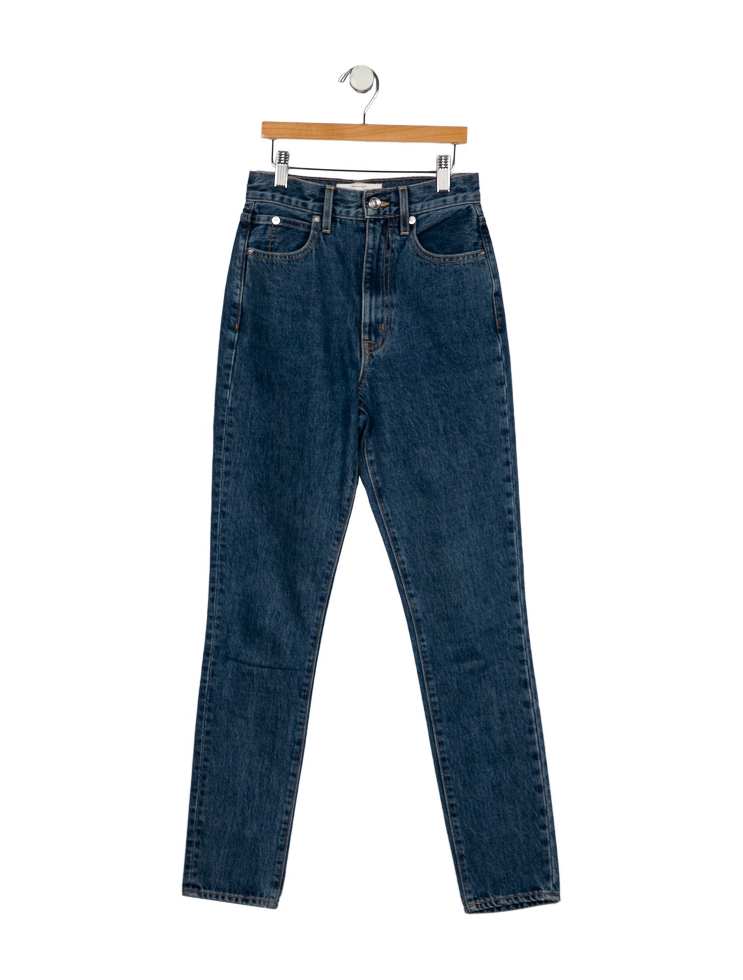 SLVRLAKE Mid-Rise Skinny Leg Jeans