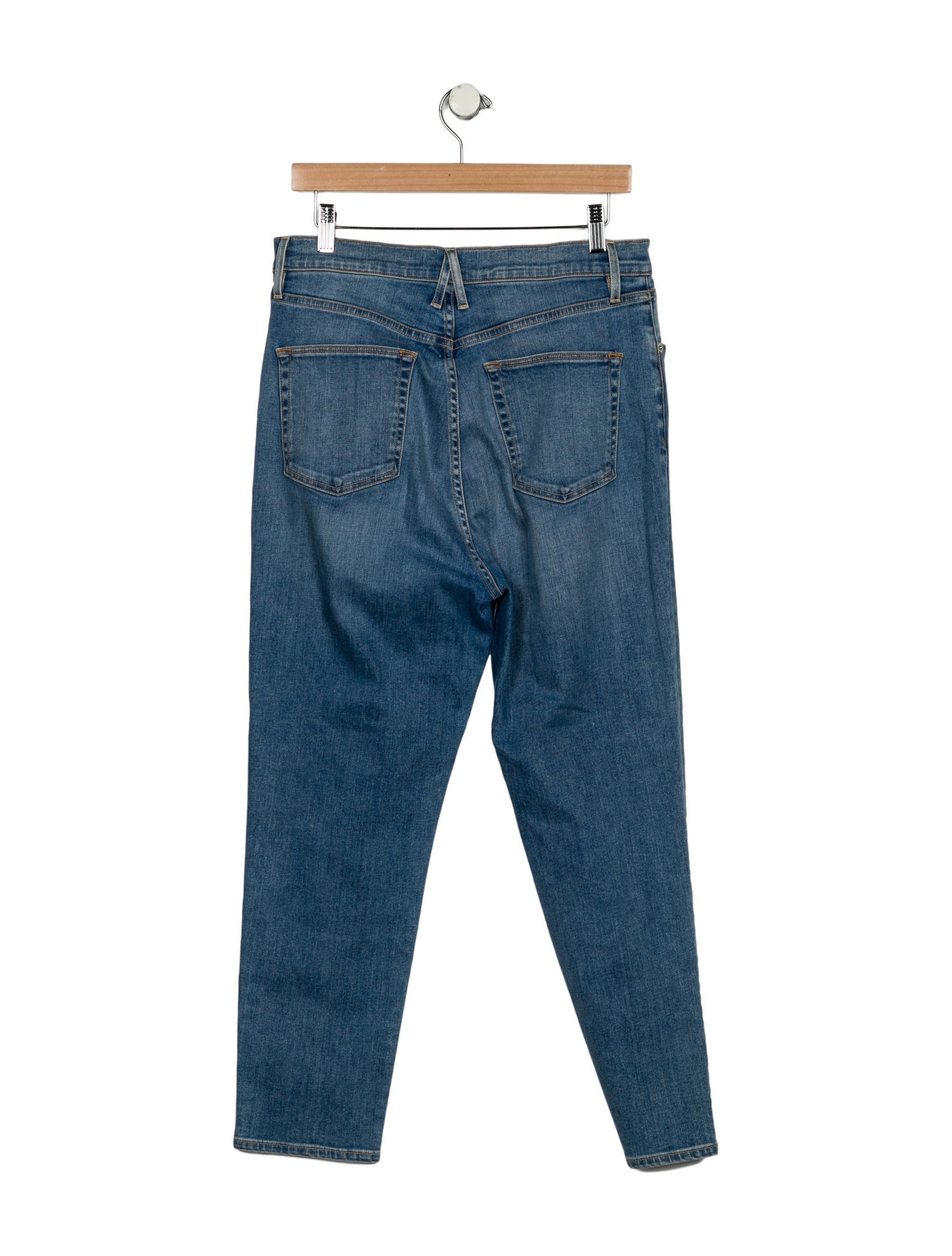 SLVRLAKE High-Rise Straight Leg Jeans
